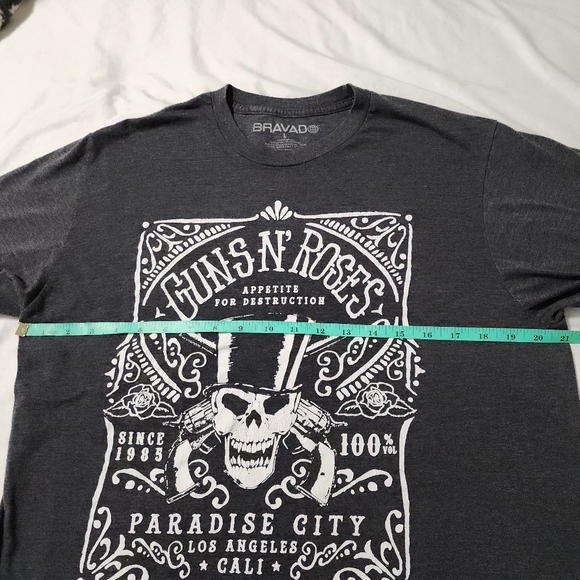 Bravado Guns N' Roses Paradise City Label Men's T-Shirt - Picture 4 of 6